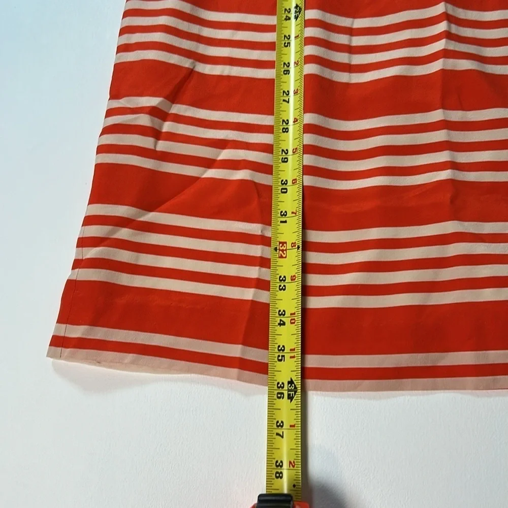 J. Crew Orange and White Stripe Mini Dress - 2